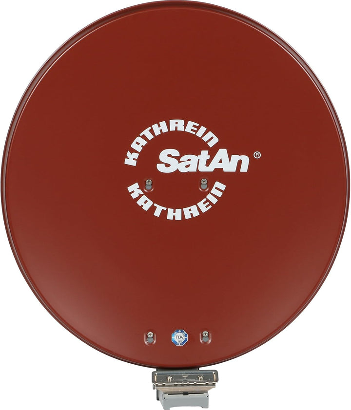 Kathrein CAS 80 Offset-Parabolantenne (Satelliten-Antenne, multifeedfähig) rot