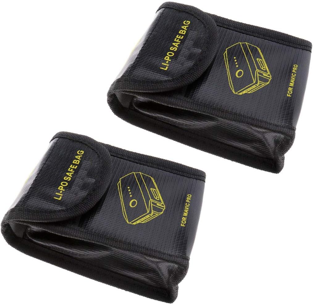 2x Lipo Batterie Akku Tasche Beutel Safe Bag Sicherheit Pouch Für DJI Mavic Pro
