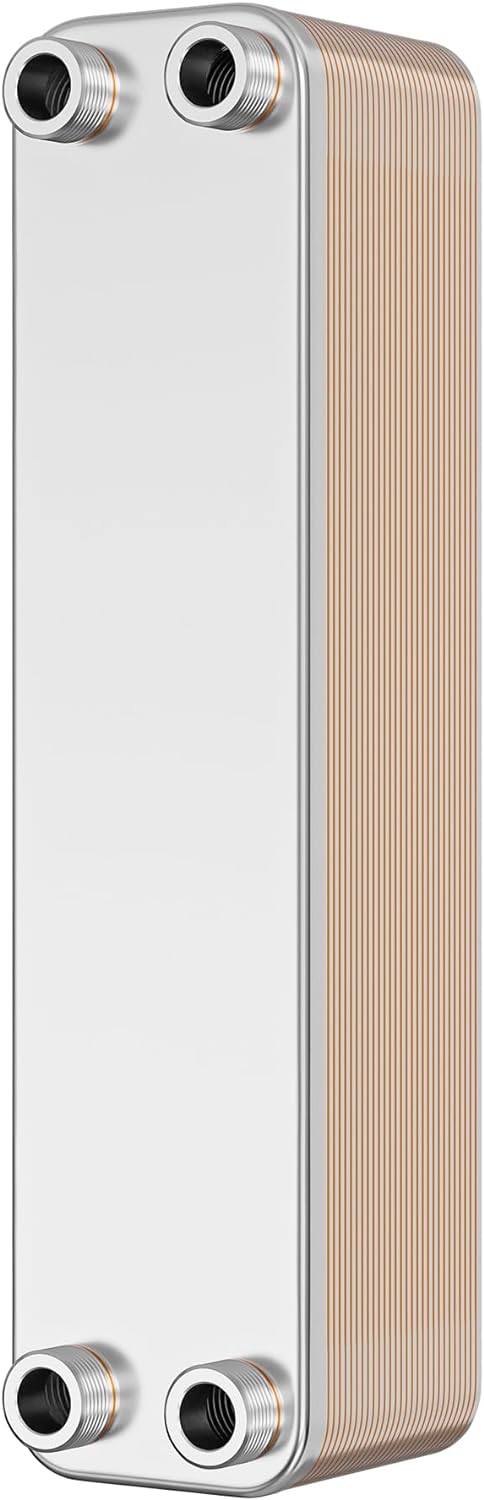 Hrale Edelstahl Wärmetauscher 30 Platten max 330 kW Plattenwärmetauscher Wärmetauscher
