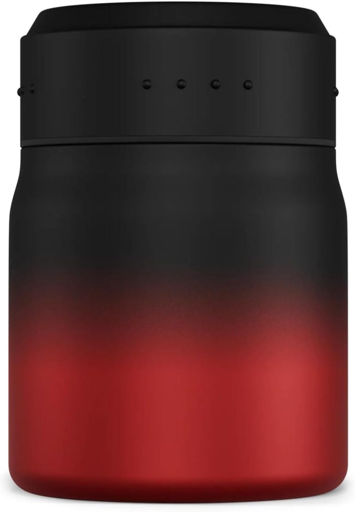 Satch Thermo Lunchbox 500ml, auslaufsicher, isoliert, mit Gabel-Löffelkombination Black Graffiti - R