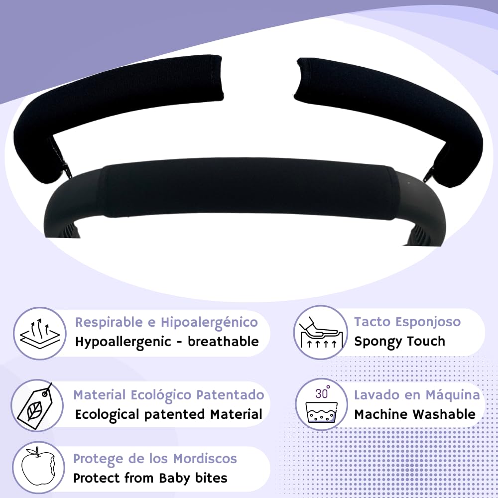 PROTEC TIF | Neopren Hüllen Set kompatibel mit Bugaboo Cameleon 3 Plus (2021-2023) | Um über die Ori