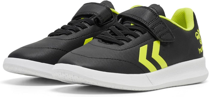 hummel Unisex Kinder Top Star In. Jr Football Shoe 28 EU Black Yellow, 28 EU Black Yellow