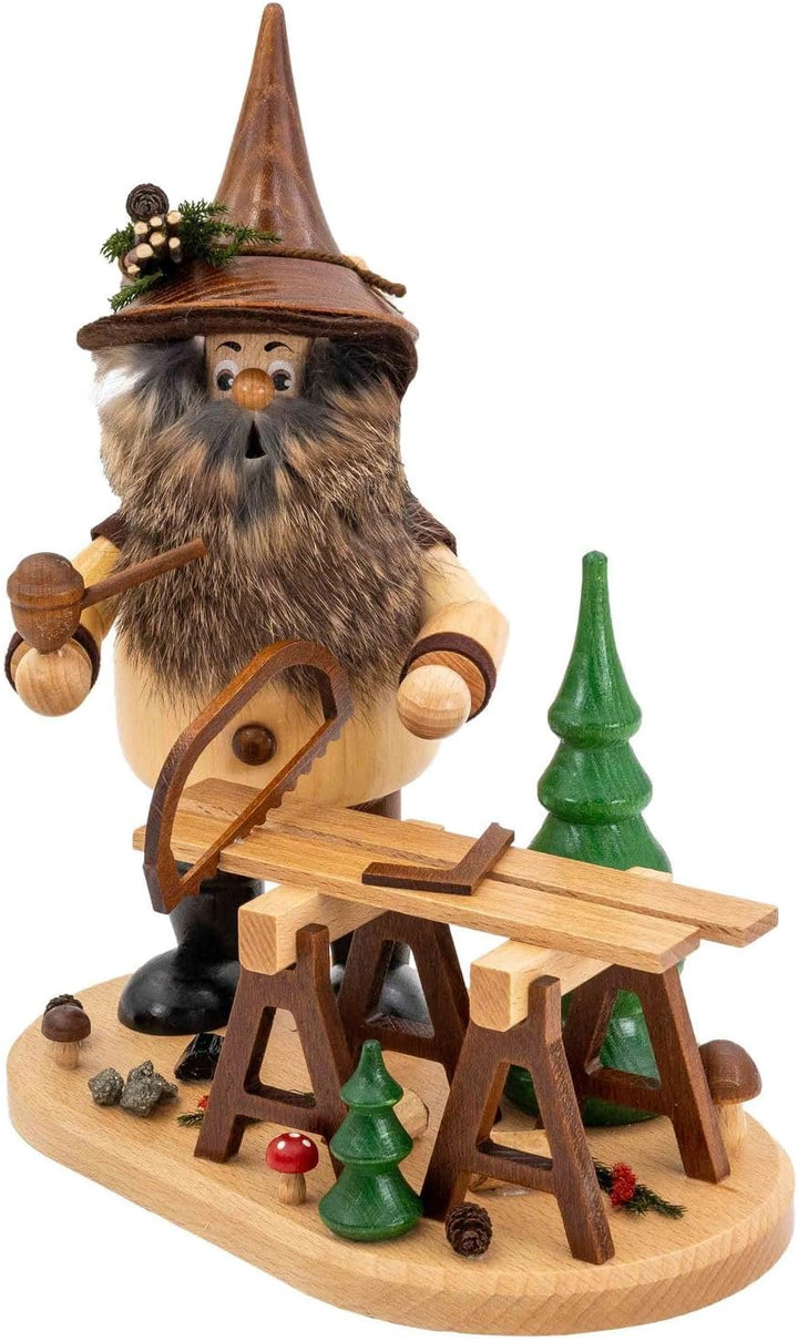DWU | Räuchermännchen Räuchermann aus dem Erzgebirge | Weihnachten Weihnachtsdeko Handwerkskunst | E