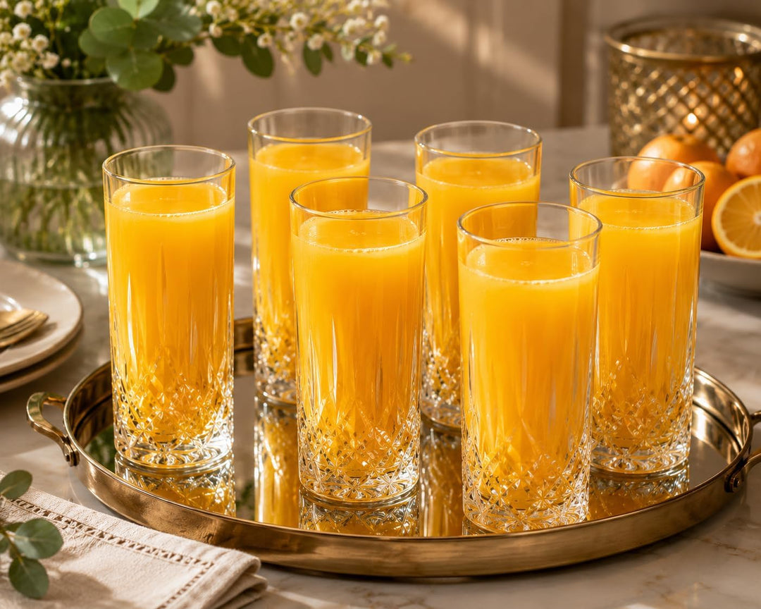 RCR 25860020006 Opera Longdrinkgläser aus Luxion-Kristall, 6er-Set