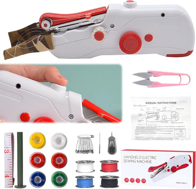 Handnähmaschine,Mini Nähmaschine,Nähmaschine Klein,für Nähmaschine Anfänger,hand nähmaschine für Kle
