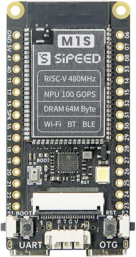 Sipeed Maix M1s Dock tinyML RISC-V Linux AI Development Board mit RISC-V CPU BLAI 100GOPS NPU Built-