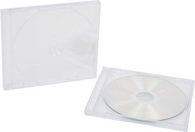 DragonTrading® CD-/DVD-Hüllen, transparent, Profi-Qualität, 10 Stück
