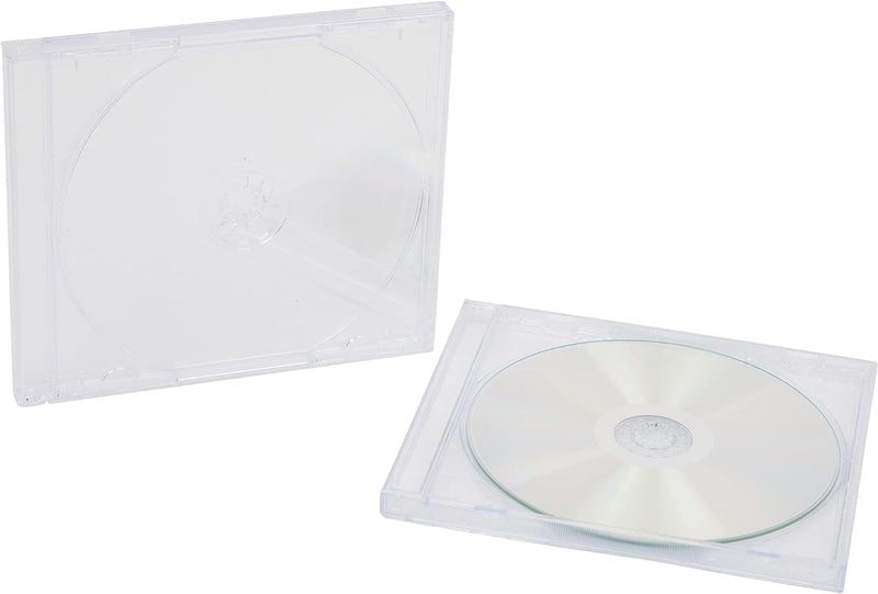 DragonTrading® CD-/DVD-Hüllen, transparent, Profi-Qualität, 10 Stück