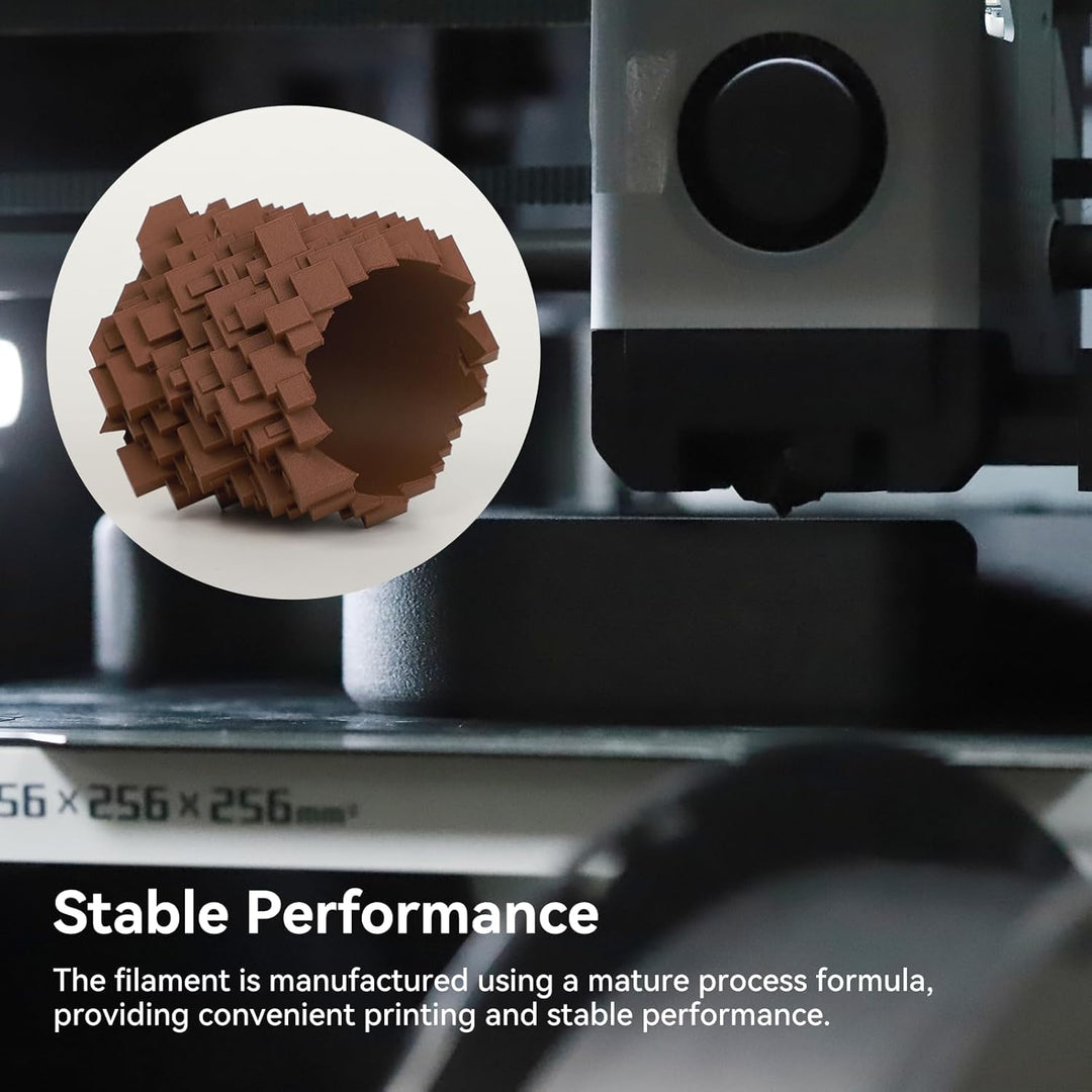 kexcelled PLA CF Kohlefaser Filament 1,75mm Modifiziertes Carbon Fiber Material Verbesserte Zähigkei