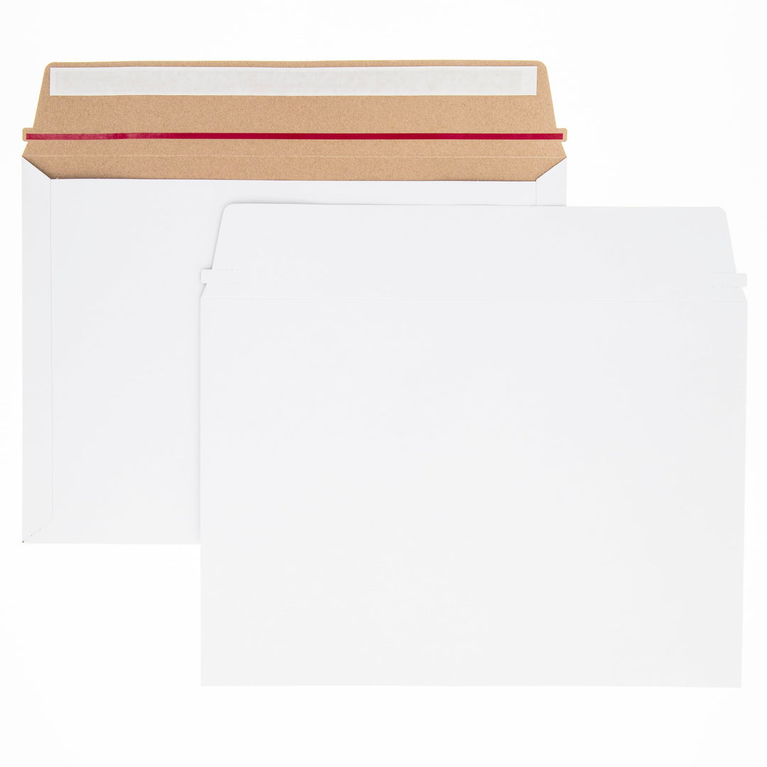 25 Versandtaschen B4 Weiss 450g Kartonumschläge 250x350mm Weiss B4 450g (250x350 mm) 25 Stück, Weiss