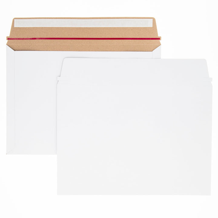 25 Versandtaschen B4 Weiss 450g Kartonumschläge 250x350mm Weiss B4 450g (250x350 mm) 25 Stück, Weiss