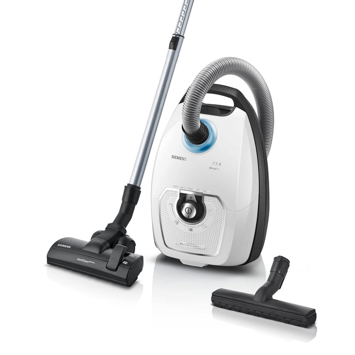 Siemens Staubsauger mit Beutel Z 7.0 VSZ7442S, ideal für Allergiker, Hygiene-Filter Plus, extrem lei