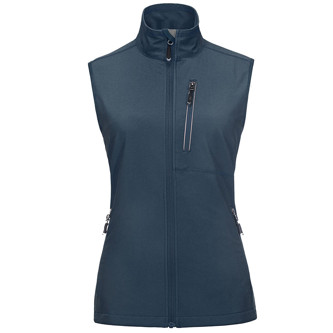 33,000ft Damen Leichte Laufweste Outdoor Softshell Weste Frau Ärmellose Jacke Winddichte Wasserdicht