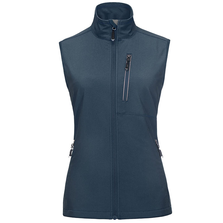 33,000ft Damen Leichte Laufweste Outdoor Softshell Weste Frau Ärmellose Jacke Winddichte Wasserdicht