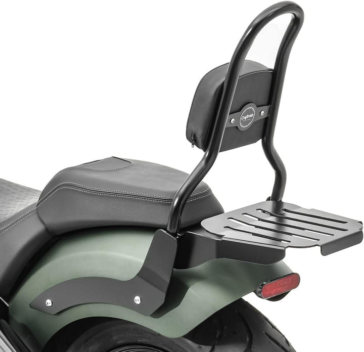 Sissy Bar M3 kompatibel für Indian Chief Bobber 21-22 mit Gepäckträger schwarz