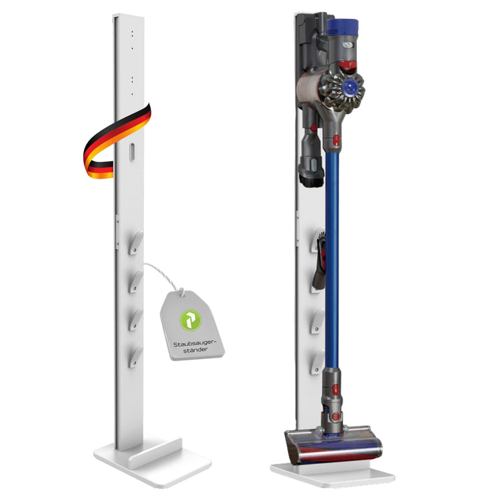 PERFECT EQUIPMENT FOR YOUR HOME PHD-D200W, Staubsaugerständer, Aluminium, Weiss, Weiss