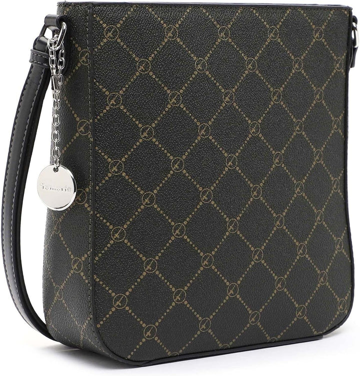Tamaris Umhängetasche TAS Anastasia 30103 Damen Handtaschen Karo Einheitsgrösse Fango 932, Einheitsg