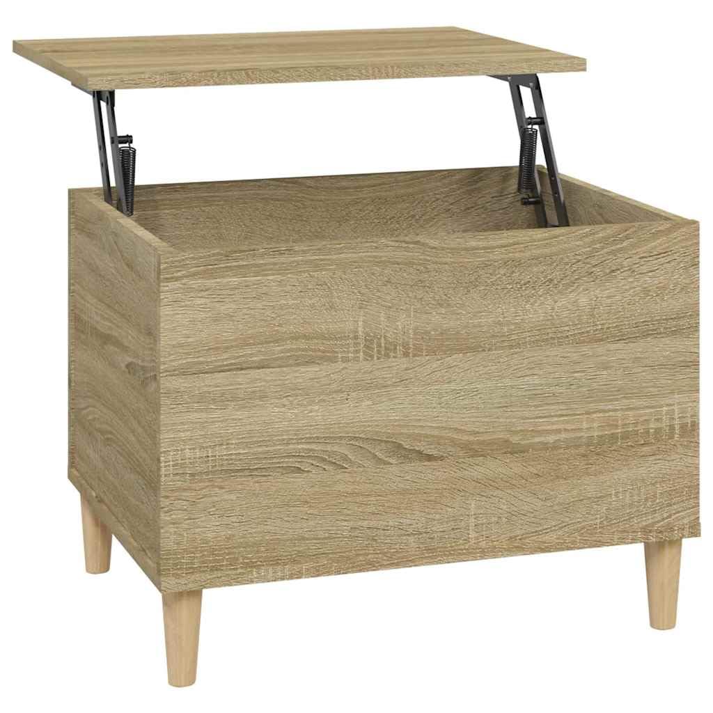 vidaXL Couchtisch Sonoma-Eiche 60x44,5x45 cm Holzwerkstoff Sonoma Eiche 60 cm, Sonoma Eiche 60 cm