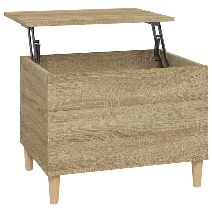 vidaXL Couchtisch Sonoma-Eiche 60x44,5x45 cm Holzwerkstoff Sonoma Eiche 60 cm, Sonoma Eiche 60 cm