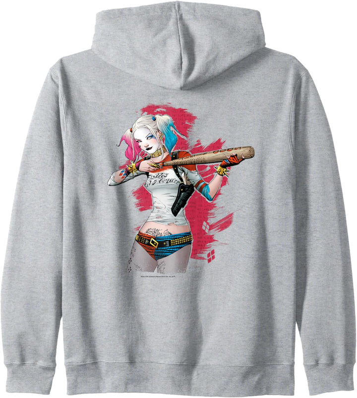 Suicide Squad Harley Quinn Bat Aim Kapuzenjacke