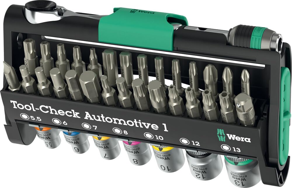 Wera 05049065001 Tool-Check Automotive 1, 38-teilig, Tool-Check Automotive 1