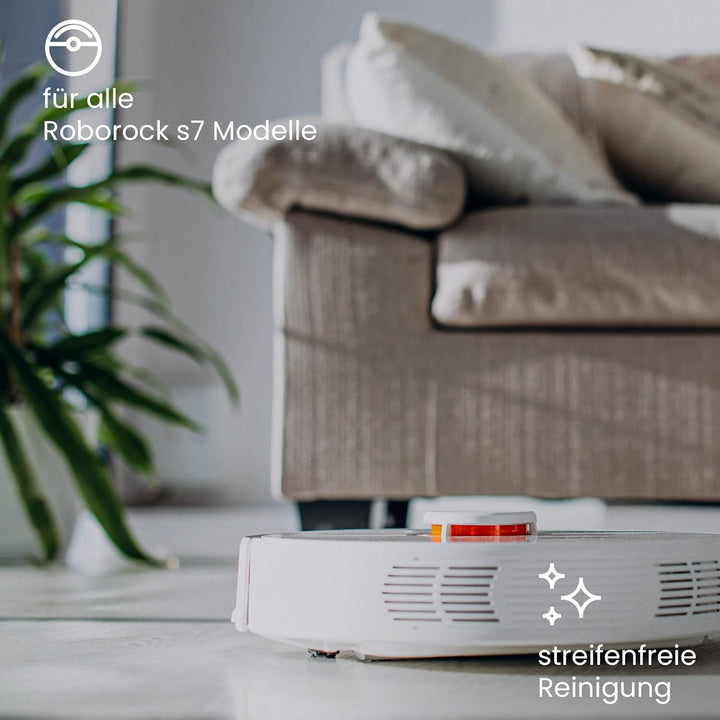 BiOHY Hepa Filter für Roborock S7 & S8 Serie (6er-Set) | Kompatibel mit S8, S7+, MaxV+, Ultra | Effe