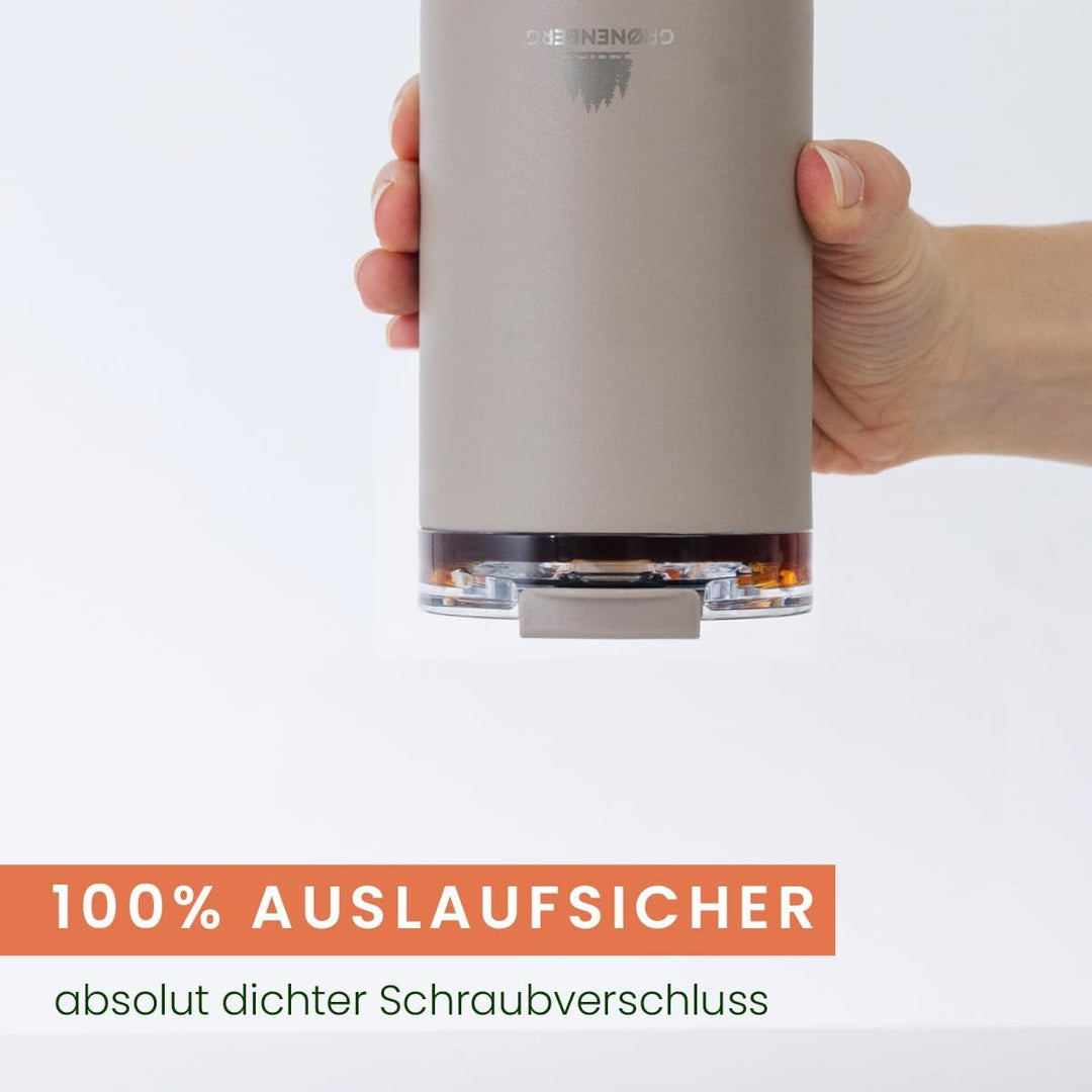 Groenenberg Thermobecher 350 oder 470ml | Kaffeebecher to go 100% Auslaufsicher | Hält mind. 4 h hei