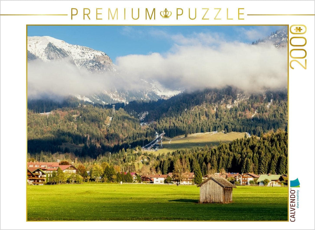 CALVENDO Puzzle Oberstdorf 2000 Teile Lege-Grösse 90 x 67 cm Foto-Puzzle Bild von TomKli