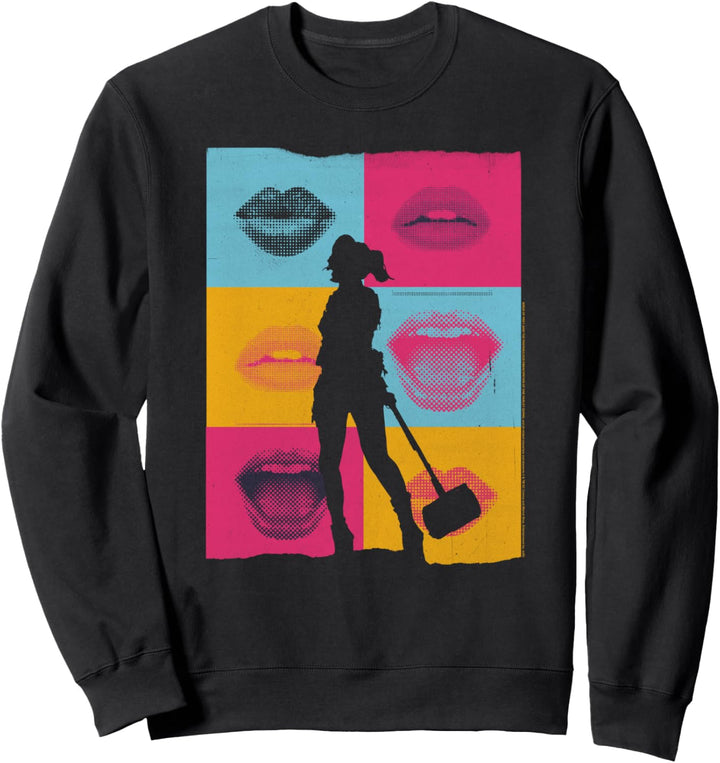 Birds of Prey Harley Quinn Lips Sweatshirt