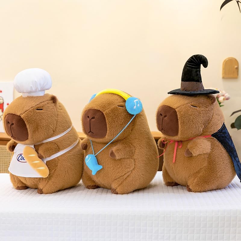 shownicer Plüschtier Capybara Kuscheltier Stofftier Kawaii Capybara Plüsch Kissen Spielzeug Geschenk