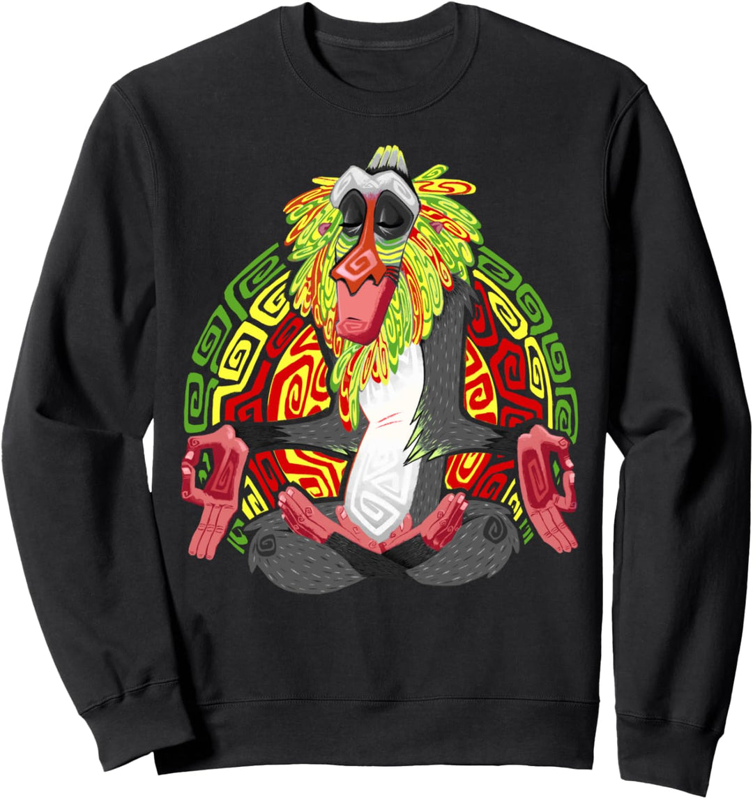 Disney The Lion King Rafiki Meditation Neon Portrait Sweatshirt