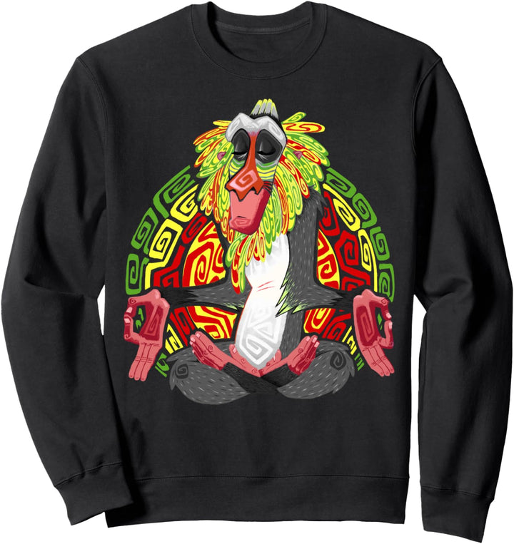Disney The Lion King Rafiki Meditation Neon Portrait Sweatshirt