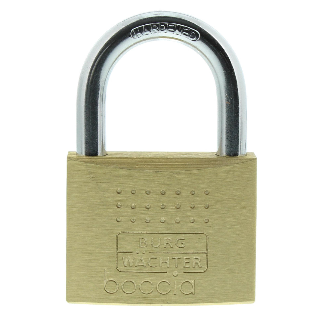 Burg-Wächter Vorhängeschloss, Boccia 450 60 SB, Inkl. 1 Schlüssel, Bügelstärke: 9,5 mm 60 mm, 60 mm