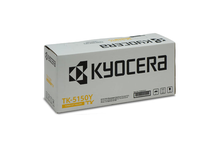Kyocera TK-5150Y Toner Gelb. Original Tonerkartusche 1T02NSANL0. Kompatibel für ECOSYS M6035cidn, M6
