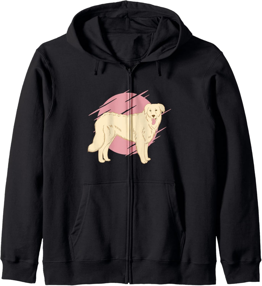 Kuvasz Hund Haustier Kapuzenjacke
