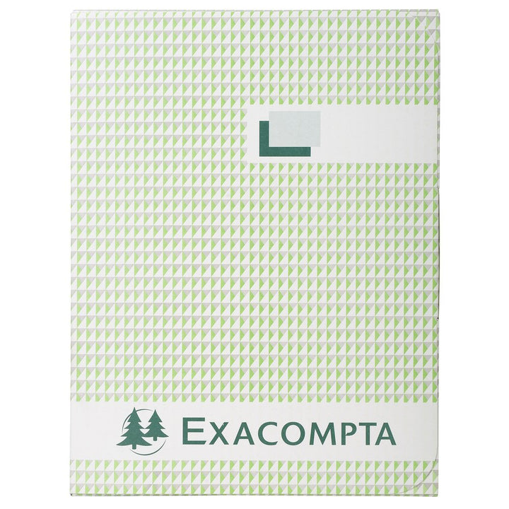 Exacompta 415E Geschäftsbuch DIN A4 (kariert 110 g/qm Inh. 500 Blatt, 1 Stück) schwarz