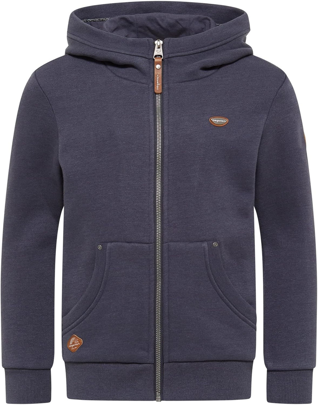 Ragwear Nesie Zip Mädchen Sweatjacke Sweatshirt mit Kapuze Übergangsjacke Jacke Cardigan Strickjacke