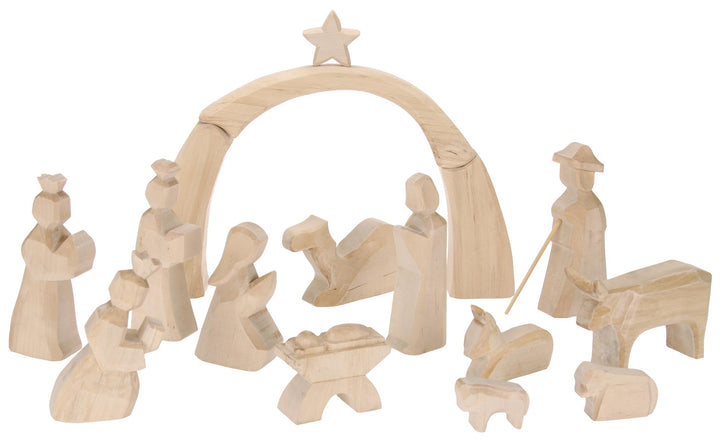 SUNNYSUE - Grosse Weihnachtskrippe, 16-TLG.