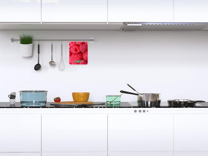 LITTLE BALANCE 8546 Slim Himbeeren USB-R, Küchenwaage ohne Batterie, USB wiederaufladbar, reparierba
