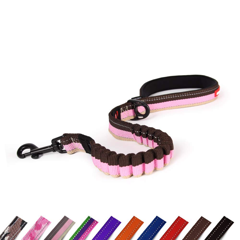 EzyDog Zero Shock Leine, Stossdämpfende Hundeleine, 25"/64 cm, Candy, 64 cm