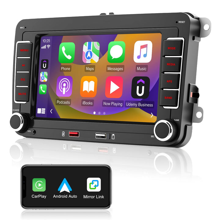 WERESOUND Autoradio für VW Golf 5 6 Passat Polo Tiguan Touran EOS Skoda, 7 Zoll Touchscreen Auto Rad