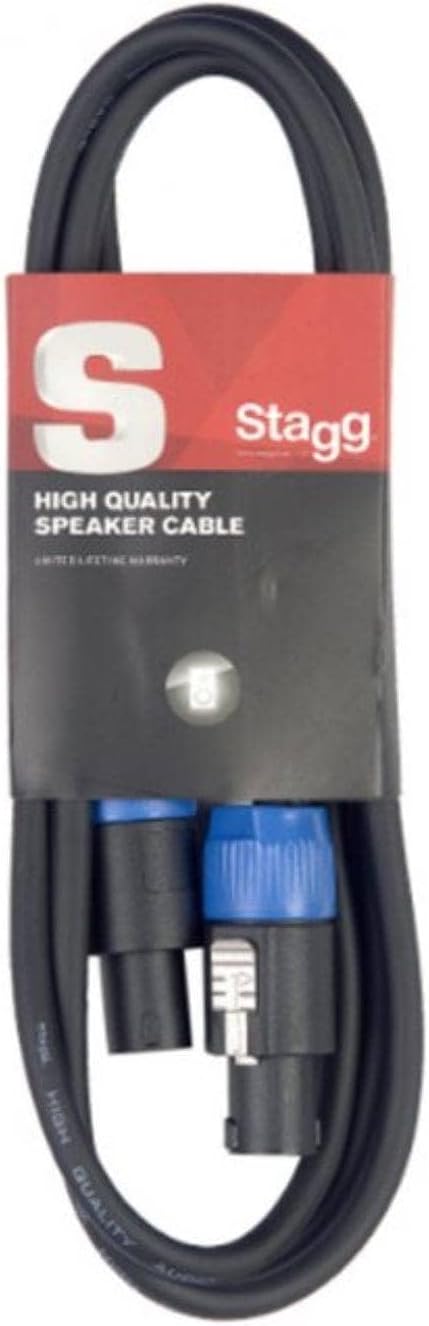 Stagg SSP10SS15 Lautspecher Kabel (10m, 1,5mm) 10m SPK to SPK Single, 10m SPK to SPK Single