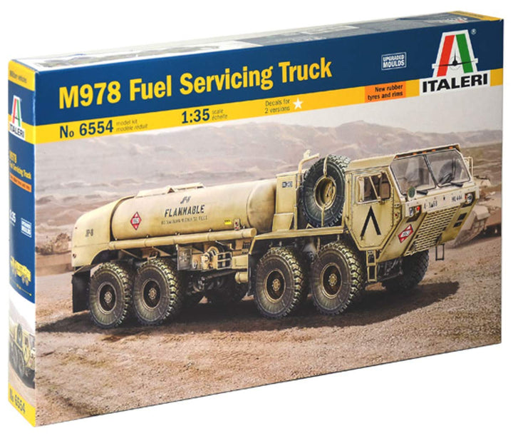 Italeri 510006554" 1:35 Mod. US M978 Fuel Service Truck Fahrzeug, Nicht bemalt