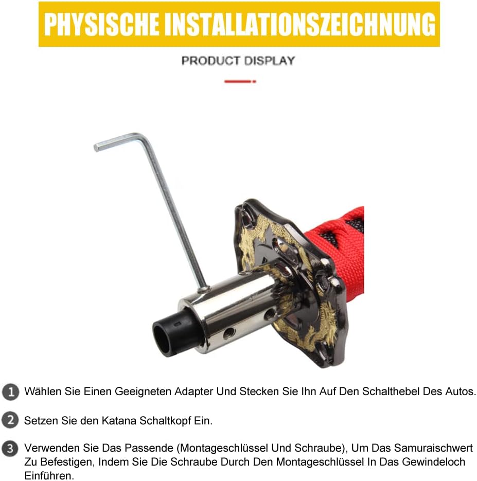 Universeller japanischer Schaltknauf, Schalthebelmanschette für Auto mit manuellem und automatischem
