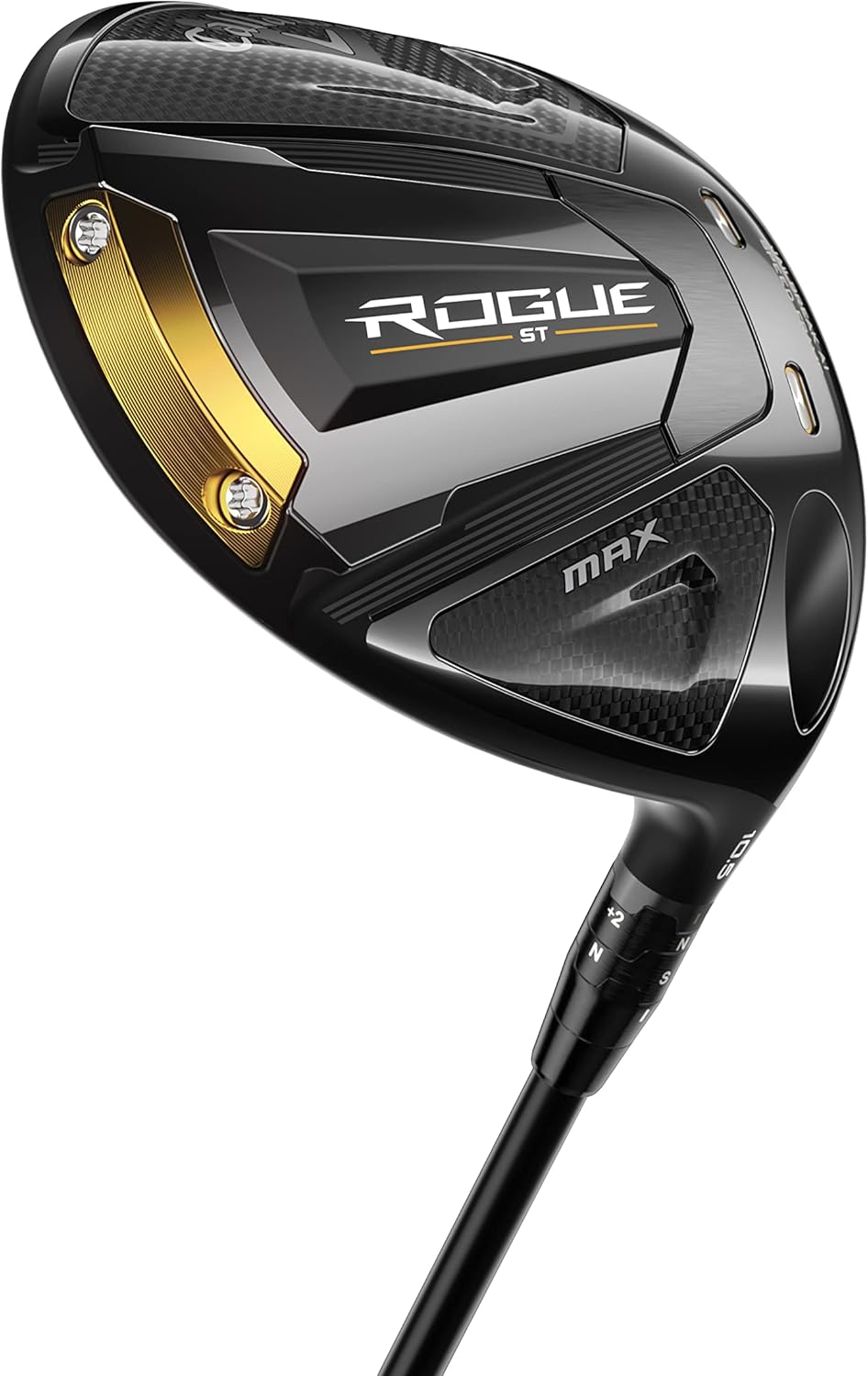 Callaway Golf Rogue ST Max Driver Links 65 g (weiss) Steif 9 Grad, Version 2022, Links 65 g (weiss)