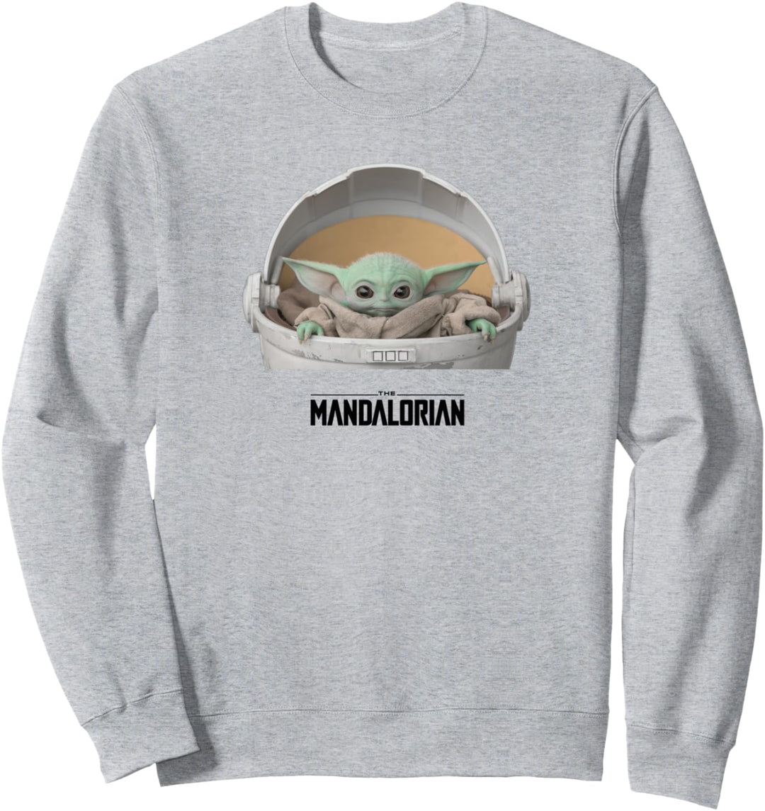 Star Wars Mandalorian Baby Yoda The Child Carriage Black Sweatshirt