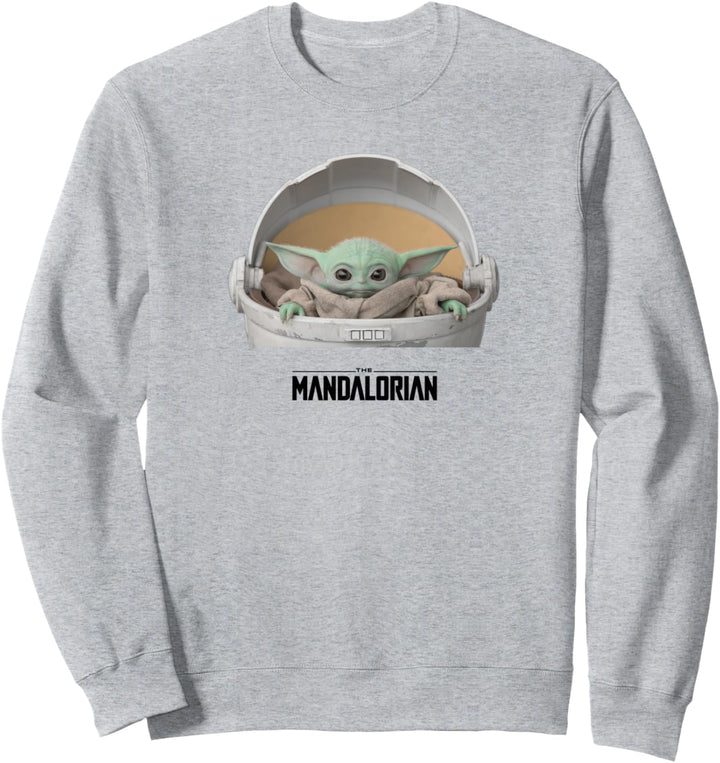 Star Wars Mandalorian Baby Yoda The Child Carriage Black Sweatshirt