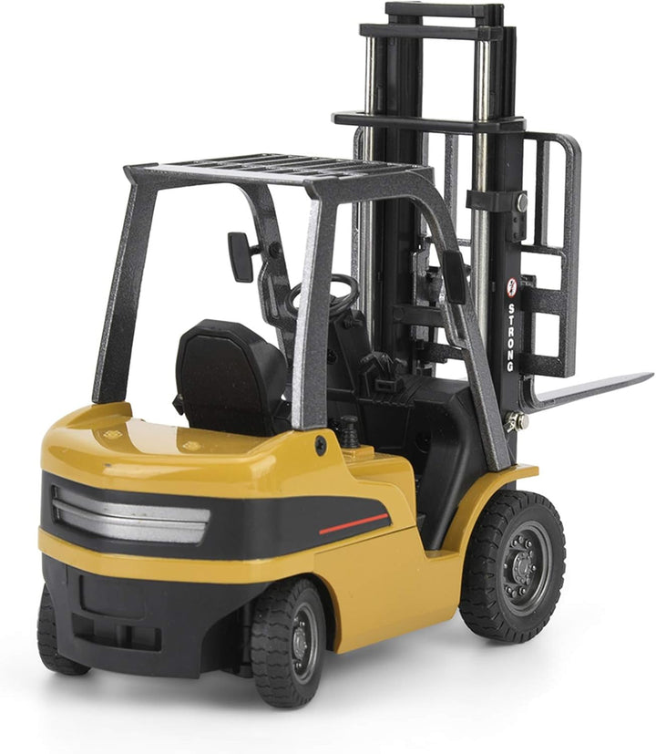 Dilwe Modell LKW Spielzeug, 1:50 Modell Engineering Auto Kinder Legierung Gabelstapler Fahrzeug Spie