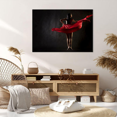 Bilder auf Leinwand 100x70cm Leinwandbild Schönheit Körper Tänzer Mädchen Gross Wanddeko Bild Schlaf