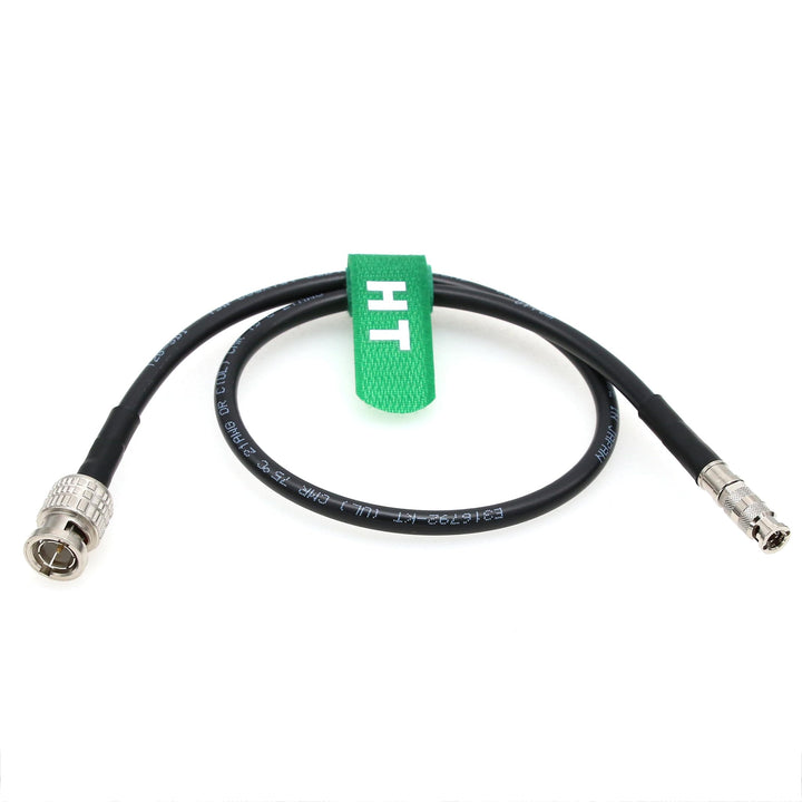 HangTon 4K 12G SDI Video Kabel HD Micro BNC auf Standard BNC für Blackmagic Video Assist 5 Zoll Moni